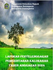 LAPORAN PENYELENGGARAAN PEMERINTAH KALURAHAN 2024
